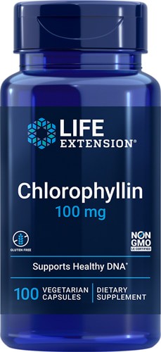 Life Extension Chlorophyllin 100 mg - 100 Vegetarian Capsules