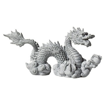 麟鳳呈祥 開運青砂石擺件茶寵  祥龍騰雲  1個