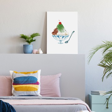 呷冰 • 抹茶白玉紅豆-冰店/夏日/餐廳/居家情境佈置/民宿佈置