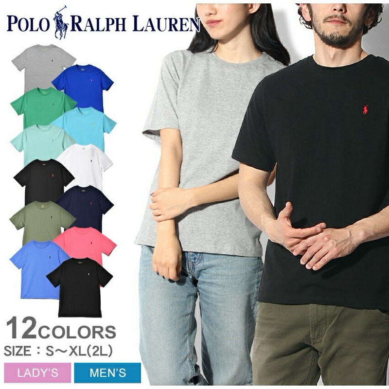 ラルフローレン ワンポイント クルーネック 半袖Tシャツ メンズ