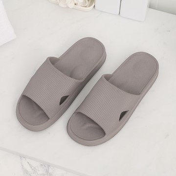 悠活緩壓室外拖鞋-灰色