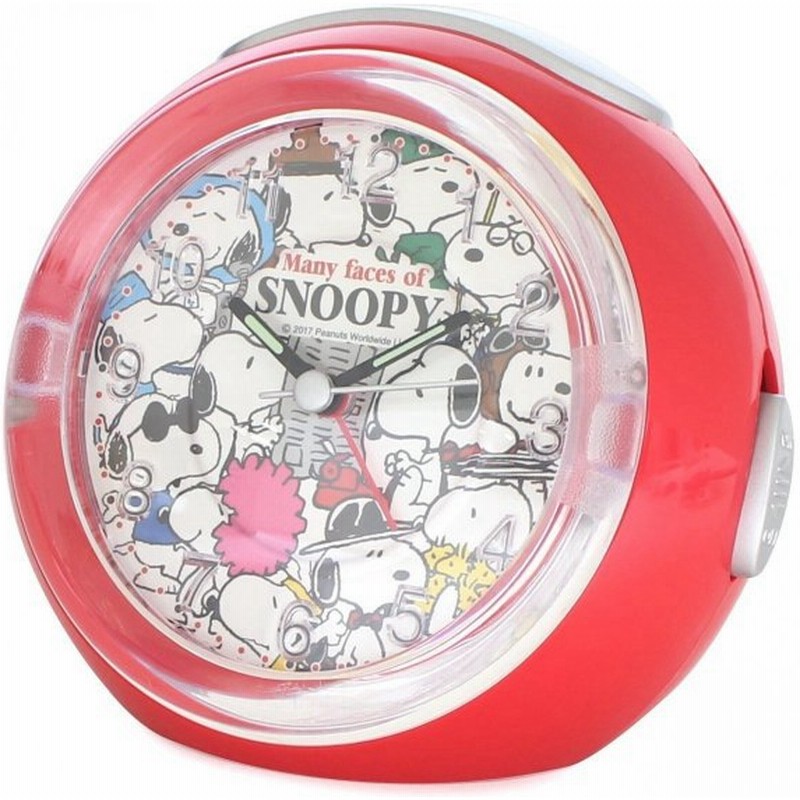 スヌーピー 時計 目覚まし時計 ４曲メロディ Ledアラームクロック アルカリ電池三本サービス Snoopy メニーフェイス アナログ表示 キャラクター グッズ 通販 Lineポイント最大0 5 Get Lineショッピング