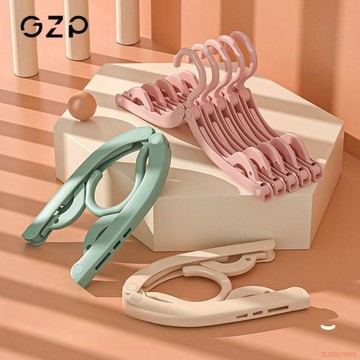 闆娘推薦🌈[GZP]摺疊衣架旅行戶外出差便攜學生宿舍晾曬衣架可摺疊內衣襪子架