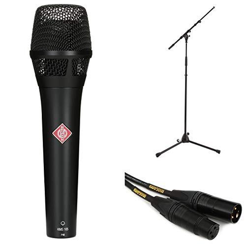 Neumann KMS 105 Microphone with Stand and Cable Matte Black 並行輸入品