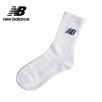 【New Balance】棉質中筒襪_中性_白色_7242510280