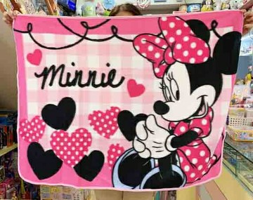 【震撼精品百貨】Micky Mouse 米奇/米妮  冷氣毛毯 米妮 愛心#70815 震撼日式精品百貨