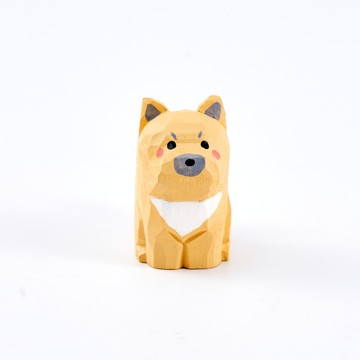 Simba 擁有質樸魅力的中華田園犬木雕