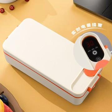 USB充電無線加熱飯盒加熱不插電便攜帶飯神器午餐便當盒 b7171