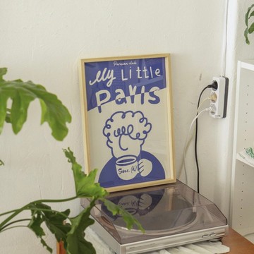 韓國Same.d | 品牌文青插畫風格海報/布置/畫海報/裝飾/抽象畫