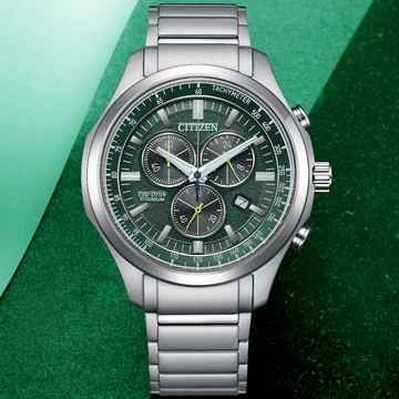 CITIZEN星辰 GENTS系列 光動能 鈦金屬計時腕錶 43mm/AT2530-85X