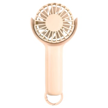 aibo 扣環式翻轉泡泡USB充電手持/桌立風扇 HA-FAN1136-P 迷你便攜 330度翻轉  奶茶粉