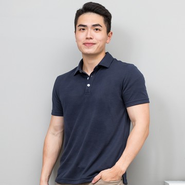 O5 PRO｜奇異POLO－男版/翻領 (西裝藍)