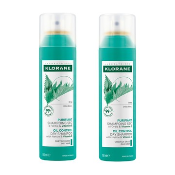 KLORANE蔻蘿蘭 根源控油乾洗髮150ml​(2入組)