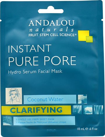 Andalou Naturals Pure Pore Hydro Serum Facial Sheet Mask 0.6 fl oz