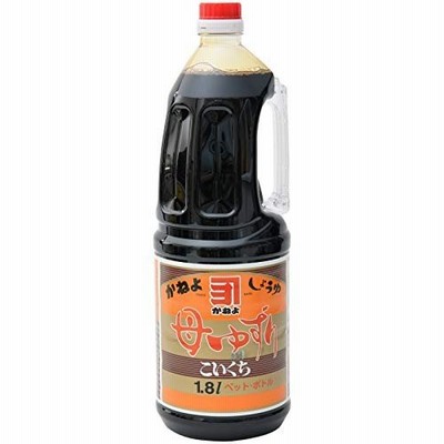 横山醸造 かねよ 母ゆずり濃口醤油 1800ml