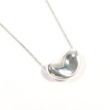 【日本直郵 二手美品】蒂芙尼 TIFFANY&Co. 項鍊 豆豆 艾爾莎‧柏 લે蒂 (Elsa Peretti) 銀 925 飾品 已拋光處理