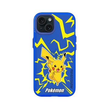 iPhone 15 Clear 激光藍 - 寶可夢 Pokemon - 戰鬥系列-皮卡丘