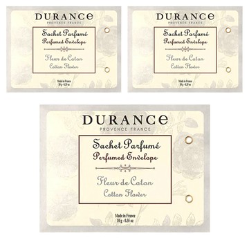 DURANCE 朵昂思 香封 10g 法國製香氛袋  棉花田  3包