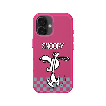 iPhone 16 Clear 粉漾桃 - 史努比 Snoopy - 吶喊