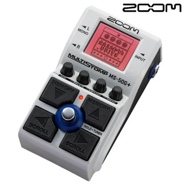 ZOOM / 電吉他單顆型綜合效果器 MS-50G+ / 公司貨保固