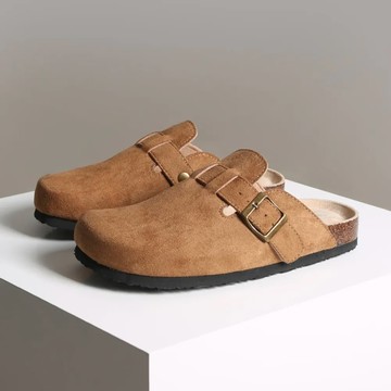 SHOOPEN SUEDE CLOG 麂皮 勃肯鞋 穆勒鞋 拖鞋