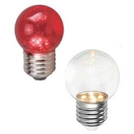 〖大海〗★含稅 LED E27 0.5W G40 (圓頭式) 清光/紅光 裸包 ★〖永光照明〗2C6-DH-A06%-LED%