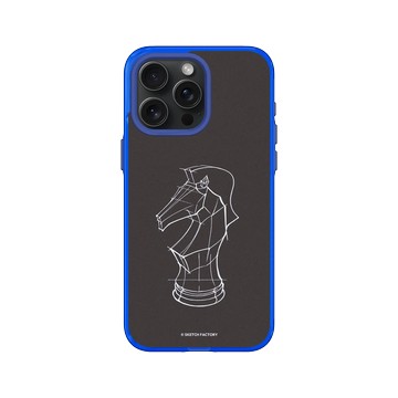 iPhone 15 Pro Max Clear 激光藍 - Sketch Factory - 西洋棋
