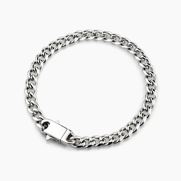 古巴手鍊．白鋼｜個性自我．客製刻字．H22018