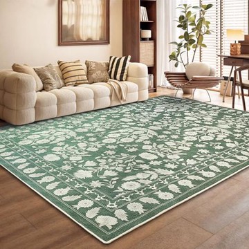 復古客廳地毯免洗可擦沙發墊耐臟易打理法式臥室防水防污地墊全鋪