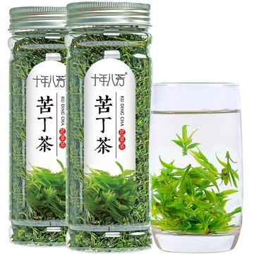 茶葉女生喝✨【店鋪熱銷】小葉苦丁茶正品新茶葉2025青山綠水嫩芽批發直供花草茶罐裝70克