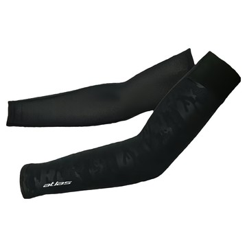 atlas 亞特力士 壓光迷彩冷黑涼感抗UV袖套 AA-566 S 號 男女通用運動袖套 防曬透氣  黑色  1雙