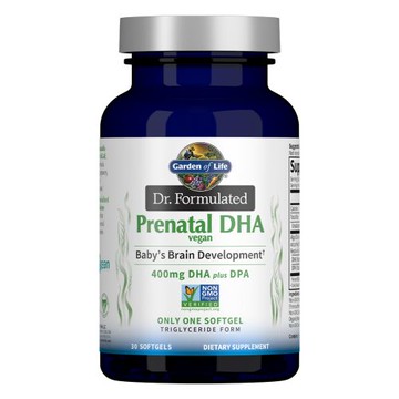 Dr. Formulated Prenatal Vegan DHA 30 Softgels by Garden of Life