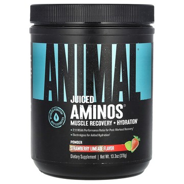 Animal, Juiced Aminos® 複合胺基酸，草莓酸橙味，13.3 盎司（378 克）