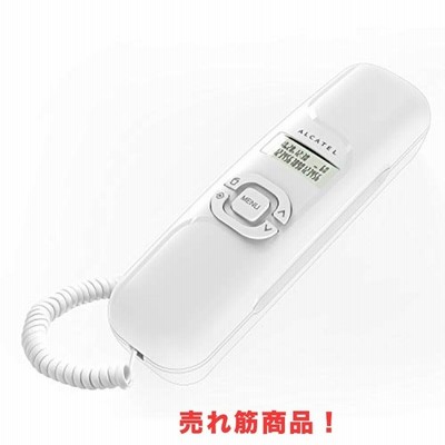 超熱 Alcatel アルカテル T16 電話機 ナンバーディスプレイ おしゃれ シンプル 固定電話機 シンプルフォン コンパクト 小型 壁掛け 受付用 オフィス用 業務用 家庭用 リダイヤル 親機のみ 日本語説明書付き ブラック バーゲンで Kanematsuusa Com