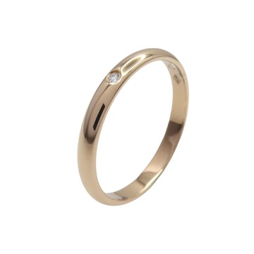 Cartier 卡地亞 18K玫瑰金 1895 Wedding Band 戒指 57 【二手名牌BRAND OFF】