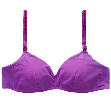 une nana cool-無鋼圈364系列-簡單要素 S-LL罩杯內衣(亮紫)-UB3710VI