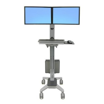愛格升Ergotron 24-194-055雙屏設備電腦推車醫療移動推車可升降