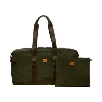 義大利 BRIC'S X-Bag L尺寸 2合1摺疊旅行袋 橄欖綠