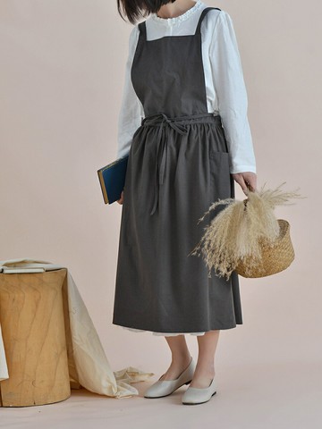 防水圍裙家用廚房工作花藝師專用幼兒園時尚透氣純棉畫畫2025新款