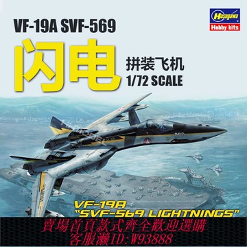 {可刷卡 打統編}恒輝模型 長谷川 65799 1/72 超時空要塞 VF-19A SVF-569拼裝模型