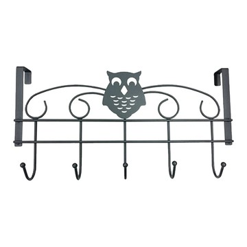 生活屋 貓頭鷹門板勾 金屬材質 台灣製造  灰色  1個
