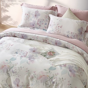 LM78/奧地利100%萊賽爾涼感60支純天絲TM/全鋪棉床包枕套兩用被套