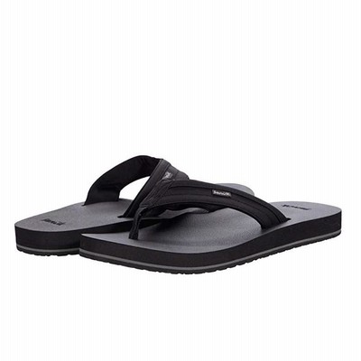 サヌーク Sanuk Ziggy Soft Top メンズ サンダル Black
