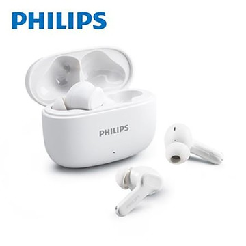 飛利浦PHILIPS強力低音無線藍牙耳機/TAT1109WT/白