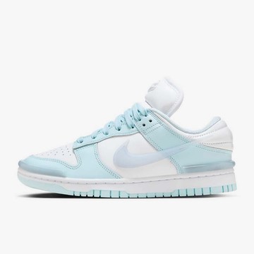 NIKE DUNK LOW TWIST 女休閒運動鞋-白藍-DZ2794103