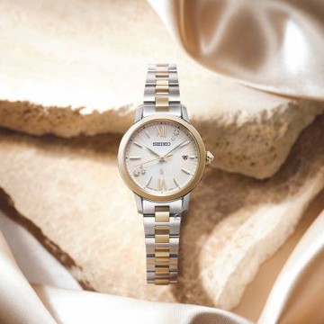 SEIKO 精工錶 LUKIA 聯名限量 星月夜 太陽能腕錶 電波錶 女錶-1B32-0BG0KS.SSVW242J