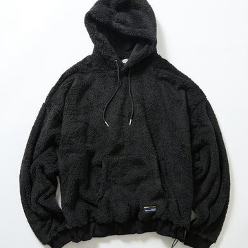 FREAK'S STORE 寬鬆版型 絨毛刷毛連帽套頭衫 【限定販售】