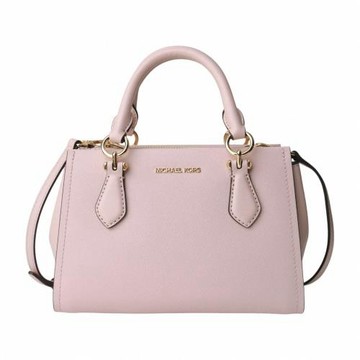 MICHAEL KORS-金字防刮PVC 皮革兩用包(嫩粉色)小款