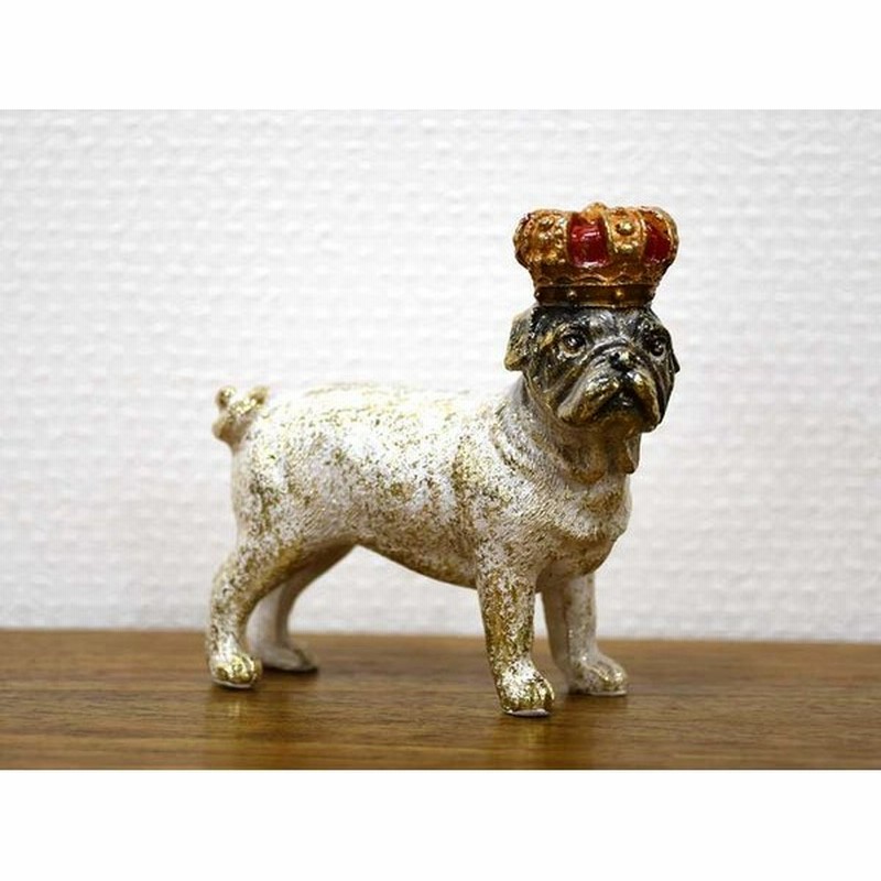 フレンチブル プリンス ブルドッグ 置物 犬 イヌ オブジェ 王冠 アンティーク クラシック おしゃれ かわいい インテリア ショップ用 アジアン雑貨 通販 Lineポイント最大0 5 Get Lineショッピング
