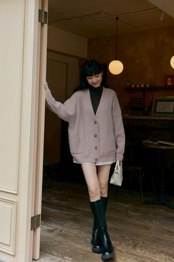 自訂 北極絨軟棉針織外套